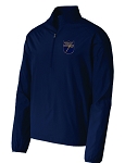 NORFOLK BLUES RUGBY ZEPHYR HALF ZIP PULLOVER 